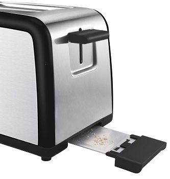 Keemo Toaster 2 Slice Warming Rack Brushed Stainless Steel for Breakfast review