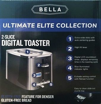 Bella Ultimate Elite Collection 2-Slice Black review