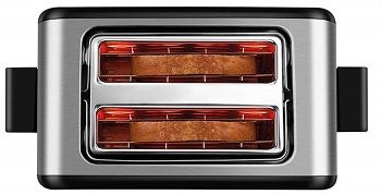 CUSIBOX Toaster 2 Slice, Compact Brushed Stainless Steel Toasters review