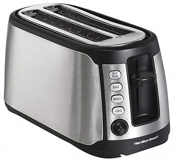 Hamilton Beach 4-Slice Extra-Wide Long Slot Stainless Steel Toaster review