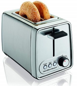 Hamilton Beach Modern Chrome 2-Slice Extra-Wide Slot Toaster