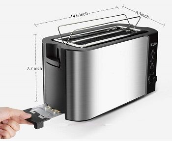 HoLife 4 Slice Long Slot Toaster Best Rated Prime review