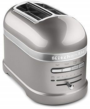 KitchenAid Pro Line Series Sugar Pearl Silver 2-Slice Automatic Toaster