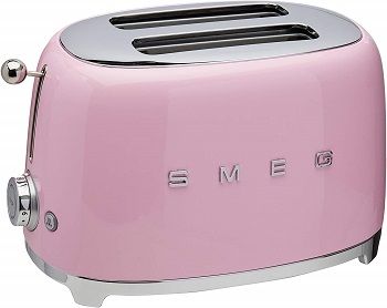 Smeg 2-Slice Pink Toaster