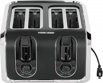 Black And Decker 4-Slice Toaster TR1400SB