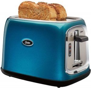 Oster 2-Slice Toaster Metallic Turquoise Blue
