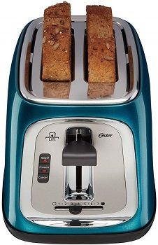 Oster 2-Slice Toaster Metallic Turquoise Blue review