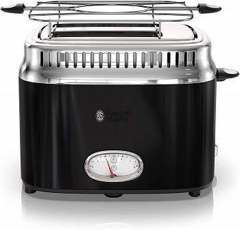 Russell Hobbs 2-Slice Retro Style Toaster TR9150BKR review