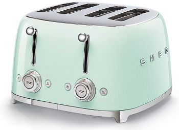 Smeg 4 Slot Toaster Pastel Green TSF03 PGUS review