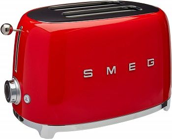 Smeg TSF01RDUS 50's Retro 2-Slice Red Toaster