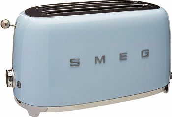 Smeg TSF02PBUS 50's Retro Style Aesthetic 4-Slice Toaster